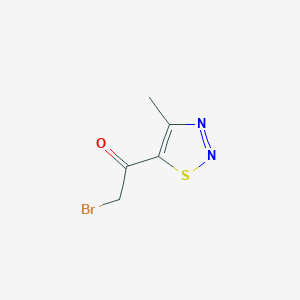 2-Bromo-1-(4-methyl-1,2,3-thiadiazol-5-yl)ethanone