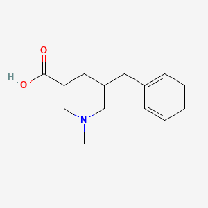 5-Benzyl-1-methylpiperidine-3-carboxylic acid