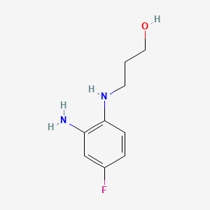 molecular formula C9H13FN2O B8748517 EINECS 282-298-4 CAS No. 84145-70-0