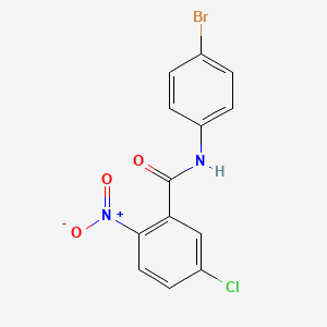 N-(4-bromophenyl)-5-chloro-2-nitrobenzamide