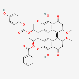 molecular formula C44H38O14 B8748586 calphostin C 
