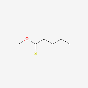 molecular formula C6H12OS B8748622 o-Methyl pentanethioate CAS No. 55283-58-4