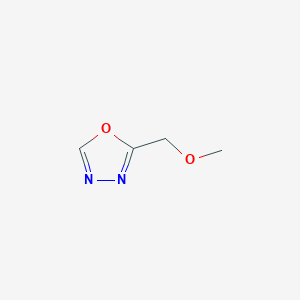 molecular formula C4H6N2O2 B8748640 2-(Methoxymethyl)-1,3,4-oxadiazole 