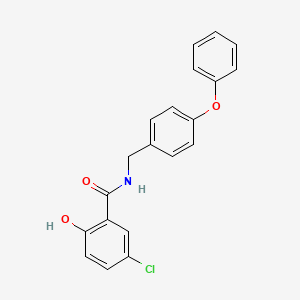 5-Chloro-2-hydroxy-N-(4-phenoxybenzyl)benzamide