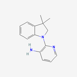 2-(3,3-Dimethylindolin-1-yl)pyridin-3-amine