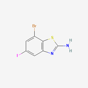 7-Bromo-5-iodobenzothiazol-2-amine