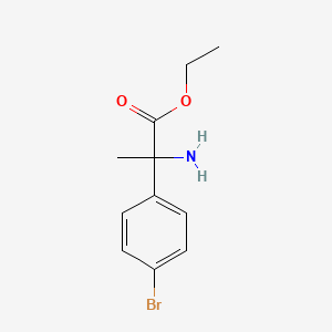 Ethyl 2-amino-2-(4-bromophenyl)propanoate