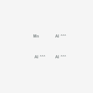 molecular formula Al3Mn B087488 Aluminum, compd. with manganese (3:1) CAS No. 12253-13-3
