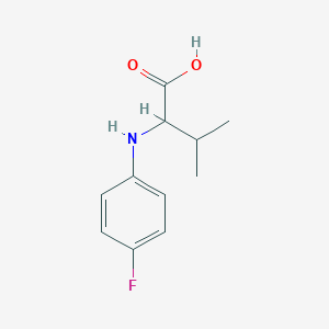 2-(4-Fluoro-phenylamino)-3-methyl-butyric acid