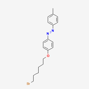 Diazene, [4-[(6-bromohexyl)oxy]phenyl](4-methylphenyl)-