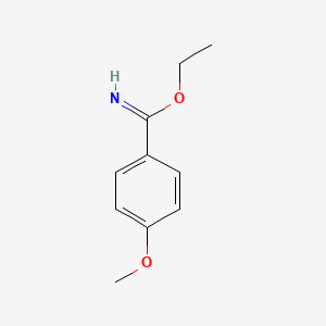 Benzenecarboximidic acid, 4-methoxy-, ethyl ester
