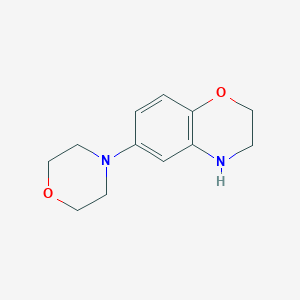6-morpholino-3,4-dihydro-2H-benzo[b][1,4]oxazine