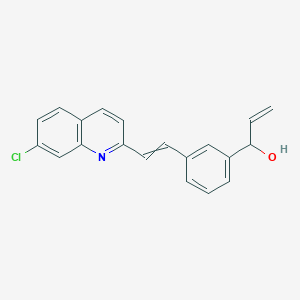 molecular formula C20H16ClNO B8748977 1-(3-(2-(7-Chloro-2-quinolinyl)ethenyl)phenyl)-2-propen-1-ol 