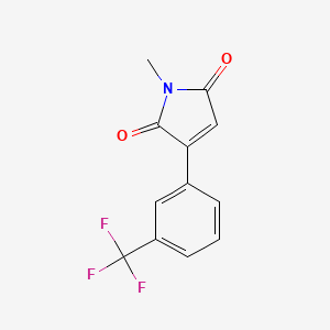 1-Methyl-3-(3-(trifluoromethyl)phenyl)-1H-pyrrole-2,5-dione