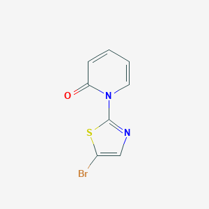 molecular formula C8H5BrN2OS B8749020 2-(1H-Pyridin-2-one)-5-bromothiazole 