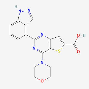 2-(1H-Indazol-4-yl)-4-morpholinothieno[3,2-d]pyrimidine-6-carboxylic acid