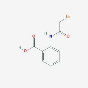 molecular formula C9H8BrNO3 B8749064 2-(2-Bromoacetamido)benzoic acid 