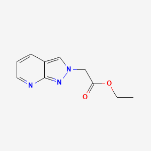 Ethyl (2H-pyrazolo[3,4-b]pyridin-2-yl)acetate
