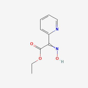 molecular formula C9H10N2O3 B8749165 ETHYL (2E)-(HYDROXYIMINO)(PYRIDIN-2-YL)ACETATE 