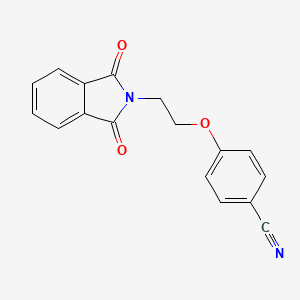 molecular formula C17H12N2O3 B8749218 N-[2-(4-cyanophenoxy)ethyl]phthalimide 