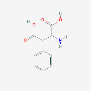 molecular formula C10H11NO4 B8749259 2-Amino-3-phenyl-succinic acid CAS No. 50817-08-8