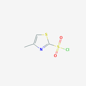 molecular formula C4H4ClNO2S2 B8749445 4-methyl-1,3-thiazole-2-sulfonyl Chloride CAS No. 459843-97-1