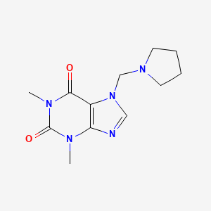 7-(1-Pyrrolidinyl)methyltheophylline