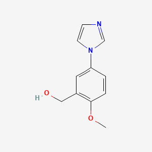 Benzenemethanol, 5-(1H-imidazol-1-yl)-2-methoxy-