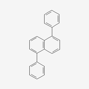 molecular formula C22H16 B8749589 1,5-Diphenylnaphthalene CAS No. 22021-59-6
