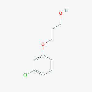 molecular formula C9H11ClO2 B8749799 3-(3-Chlorophenoxy)propan-1-ol CAS No. 57264-55-8