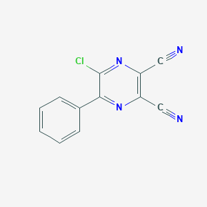 5-Chloro-6-phenylpyrazine-2,3-dicarbonitrile