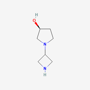 (S)-1-Azetidin-3-ylpyrrolidin-3-ol