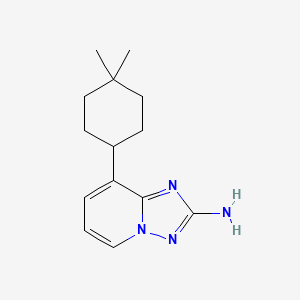 8-(4,4-Dimethylcyclohexyl)-[1,2,4]triazolo[1,5-A]pyridin-2-amine