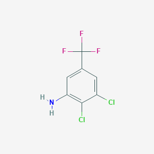 molecular formula C7H4Cl2F3N B8749870 2,3-Dichloro-5-(trifluoromethyl)aniline CAS No. 50594-81-5