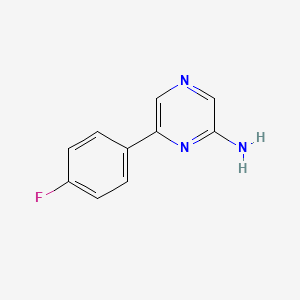 6-(4-Fluorophenyl)pyrazin-2-amine