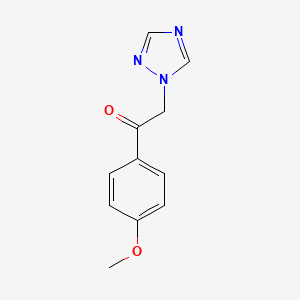 B8750213 1-(4-Methoxyphenyl)-2-(1,2,4-triazol-1-yl)ethanone CAS No. 89082-07-5