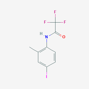 2,2,2-trifluoro-N-(4-iodo-2-methylphenyl)acetamide