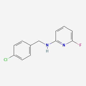 (4-Chloro-benzyl)-(6-fluoro-pyridin-2-yl)-amine