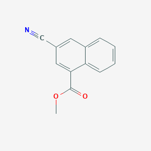 molecular formula C13H9NO2 B8750389 Methyl 3-cyano-1-naphthoate CAS No. 496788-91-1