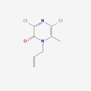 molecular formula C8H8Cl2N2O B8750425 1-allyl-3,5-dichloro-6-methylpyrazin-2(1H)-one 