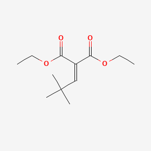 molecular formula C12H20O4 B8750430 Diethyl(2,2-dimethylpropylidene)propanedioate CAS No. 17085-89-1