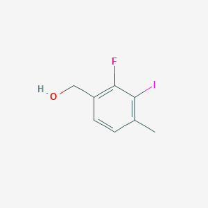 molecular formula C8H8FIO B8750437 (2-Fluoro-3-iodo-4-methylphenyl)methanol 