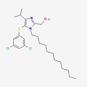 (5-(3,5-Dichlorophenylthio)-1-dodecyl-4-isopropyl-1H-imidazol-2-yl)methanol