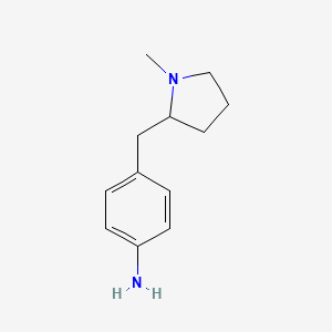4-[(1-Methylpyrrolidin-2-yl)methyl]aniline