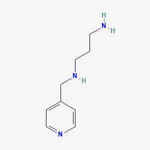 molecular formula C9H15N3 B8750568 N1-(pyridin-4-ylmethyl)propane-1,3-diamine CAS No. 89151-14-4