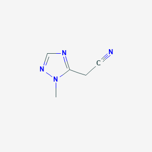 2-(1-methyl-1H-1,2,4-triazol-5-yl)acetonitrile