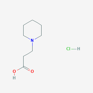 molecular formula C8H16ClNO2 B087506 3-(Piperidin-1-yl)propanoic acid hydrochloride CAS No. 14788-15-9
