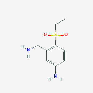 3-(Aminomethyl)-4-(ethylsulfonyl)aniline