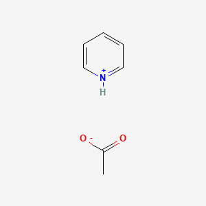 molecular formula C7H9NO2 B8750615 Pyridin-1-ium acetate 