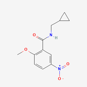 N-(cyclopropylmethyl)-2-methoxy-5-nitrobenzamide